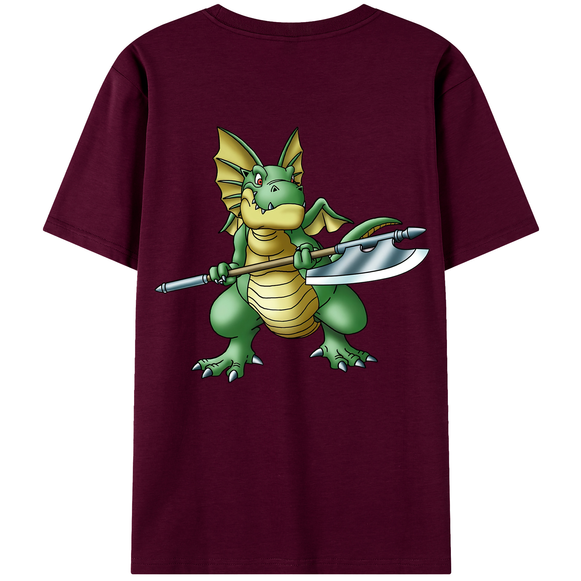 （画像用） ドラゴンクエスト Doragon Kuesuto Dragon Quest レディース半袖Tシャツ(バックプリント)